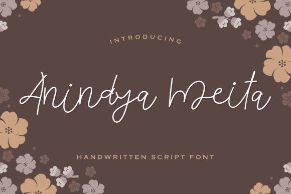 Anindya Meita: A Quirky Handwritten Font for Brands