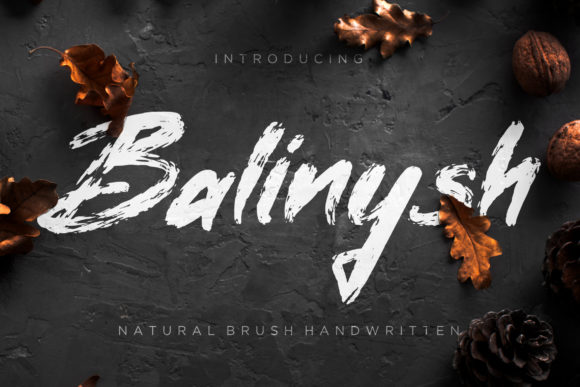Balinysh: A Bold Handwritten Font for Marketers