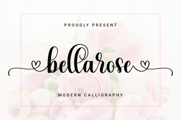 Bellarose: A Romantic Handwritten Font for Web Design