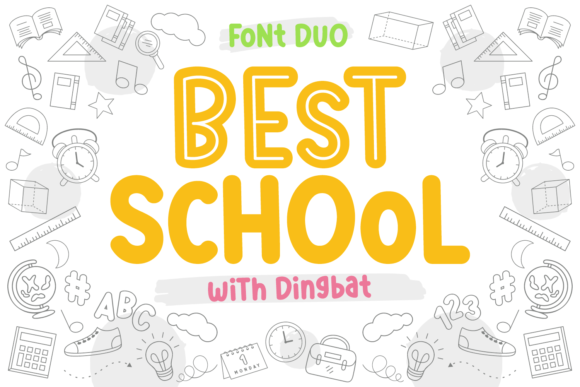 Best School: A Bold Handwritten Font for Campaigns