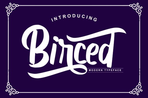 Birced: A Handwritten Font for Authentic Branding