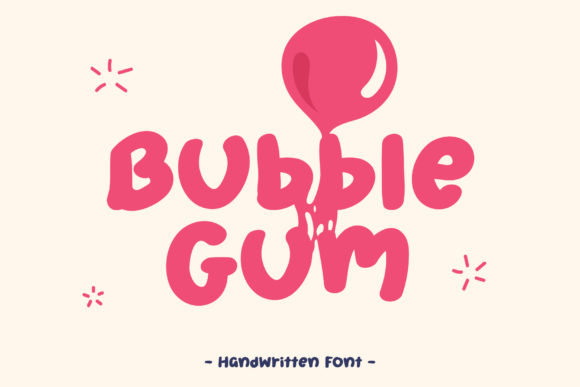 Bubble Gum: A Friendly Handwritten Font for Crafters