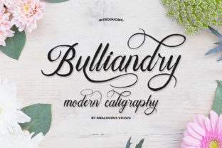 Bulliandry: A Premium Handwritten Font for Elegant Branding