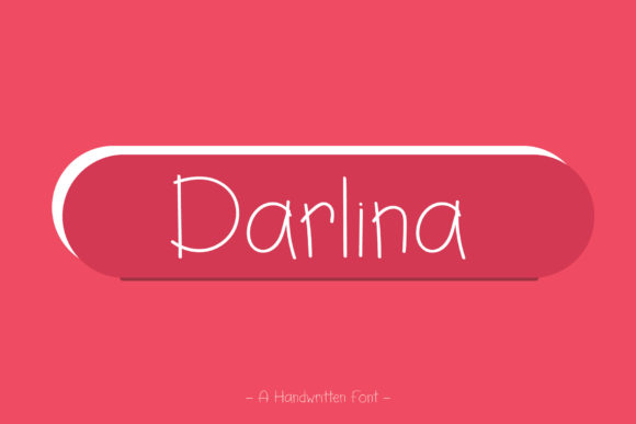 Darlina: A Handwritten Font for Modern Web Design