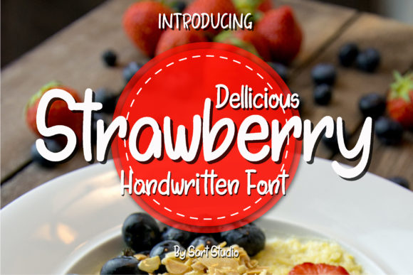 Dellicious Strawberry: The Perfect Handwritten Font for Brands
