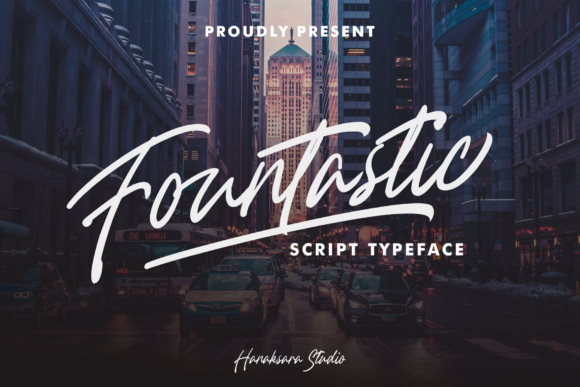 Fountastic: A Handwritten Font for Small Business Branding