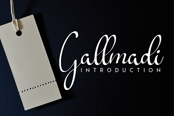 Gallmadi: The Elegant Handwritten Font for Your Brand