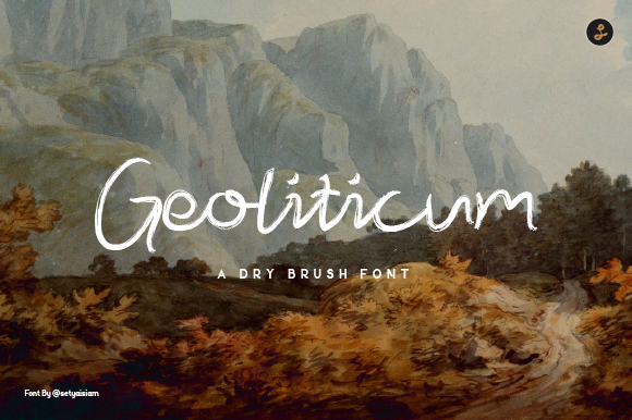 Geoliticum: A Handwritten Font for Modern Web Design