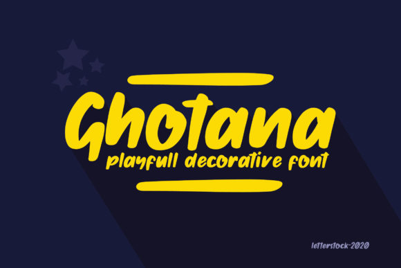 Ghotana: A Bold Handwritten Font for Editorial Design