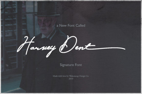 Harvey Dent: An Elegant Handwritten Font for Editorial Design