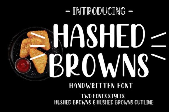 Hashed Browns: A Playful Handwritten Font for Crafters