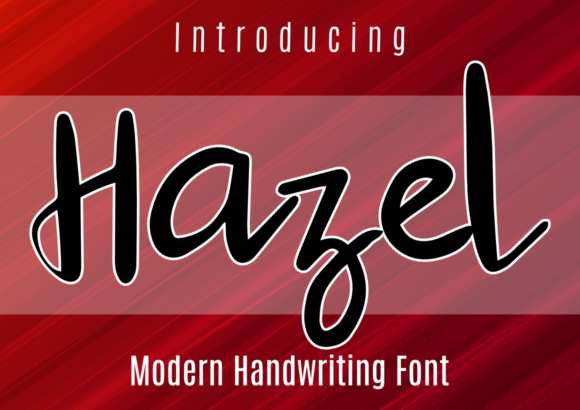 Hazel: A Modern Script Font for Small Business Branding