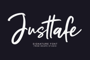 Justtafe: A Handwritten Font for Polished Branding