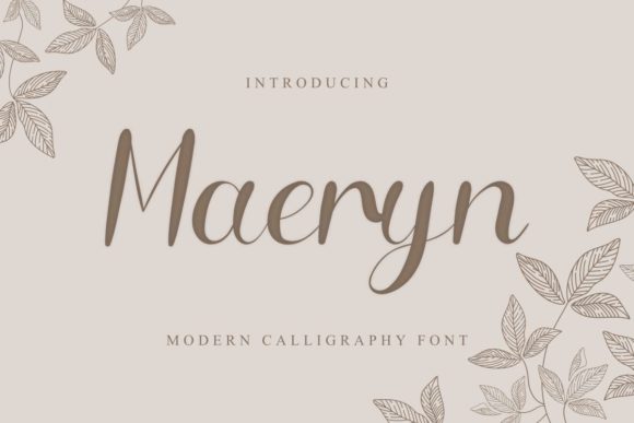 Maeryn: The Elegant Handwritten Font for Your Brand