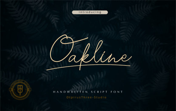 Oakline: A Handwritten Font for Modern Campaigns