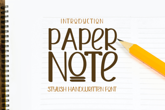 Paper Note: A Handwritten Font for Your Brand