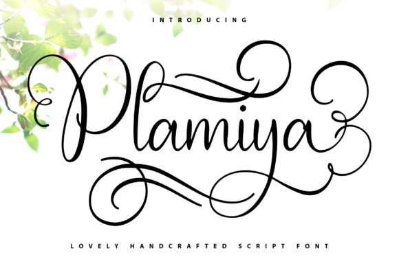 Plamiya: The Perfect Handwritten Font for Your Brand