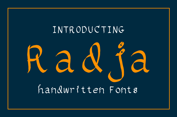 Radja: A Designer's Review of This Bold Script Font