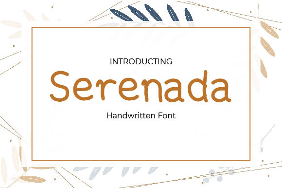 Serenada: A Friendly Handwritten Font for Editorial Design