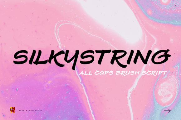 Silkystring: A Handwritten Font for Editorial Design