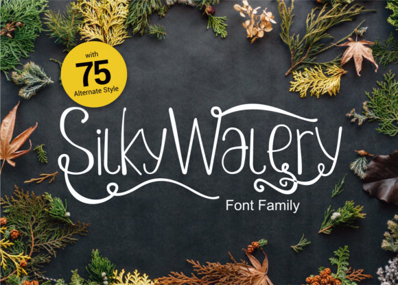 Silkywalery: A Charming Handwritten Font for Branding