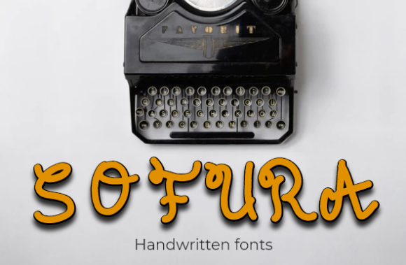 Sofura: A Quirky Handwritten Font for Crafters
