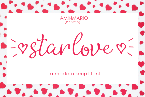 Star Love: A Handwritten Font for Editorial Design