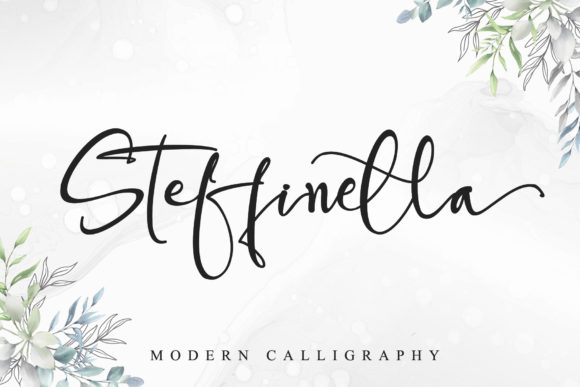 Steffinella: A Handwritten Font for Editorial Elegance