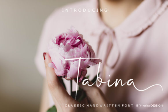 Tabina: A Romantic Handwritten Font for Branding