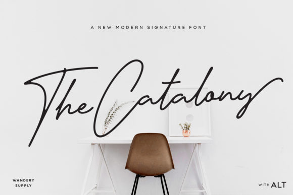 The Catalony: A Relaxed Handwritten Font for Web Design