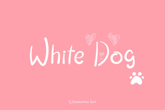 White Dog: A Playful Handwritten Font for Branding